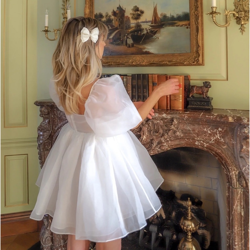 Selkie Puff Dress Ivory